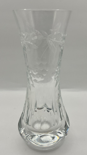 Vintage clear glass - glass, bud