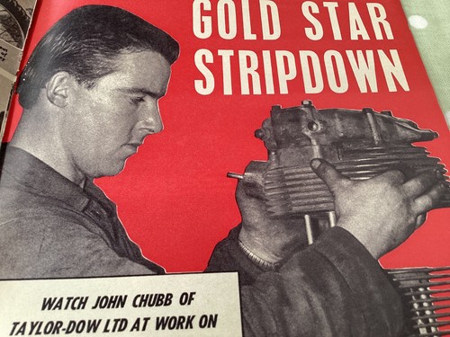 Bsa gold star engine - bsa, strip