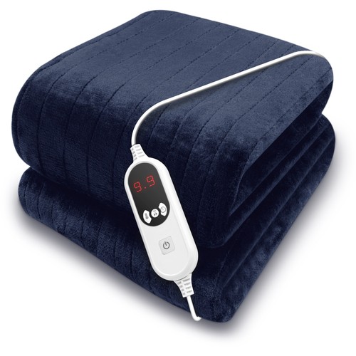 Heated throw electric blanket - heated,