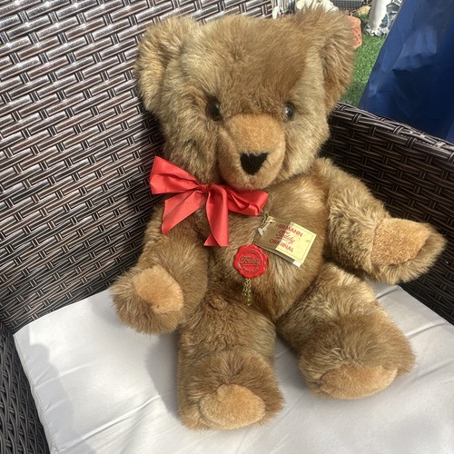 Hermann brown plush teddy - hermann, bear
