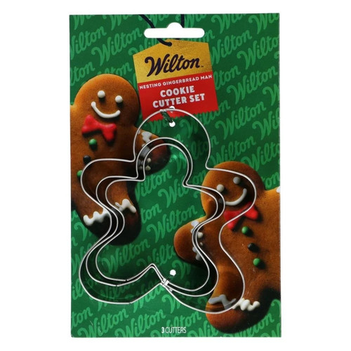 Gingerbread man nesting cookie - gingerbread,