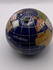 WORLD GLOBE With Inlaid