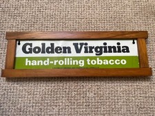 Golden Virginia Tobacco - Vintage Advertising Sign - Original Shop Cigarettes