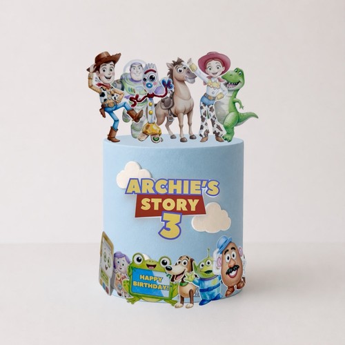 Toy story cake - cake, topper