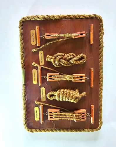 Nautical rope knots display - knots,