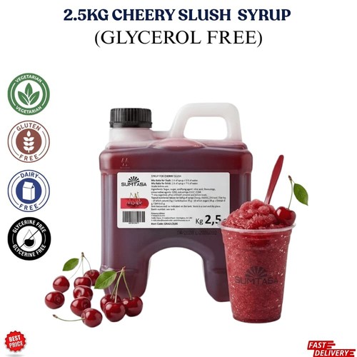 Cherry slush syrup 5kg - slush, 2.5kg