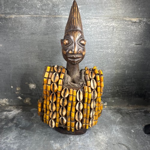 Ibeji yoruba era - wooden, female