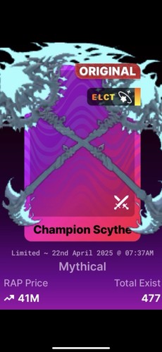 Champion scythe death ball - champion,