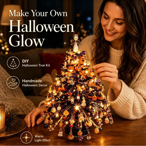 Diy beaded christmas tree kit - diy,