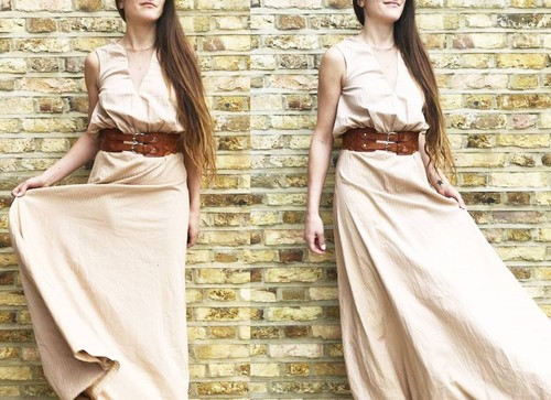Prairie victorian maxi dress - victorian, s