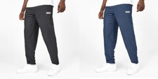 Lonsdale Open Hem Woven plain Tracksuit Bottoms Jogging Pant XS - 4XL