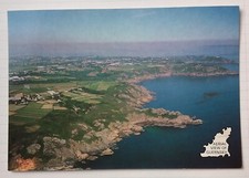 Guernsey postcard aerial view - aerial,