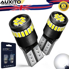 2PCS AUXITO Bulbs LED Light Replacement T10 501 194 W5W Universal Wedge White UK