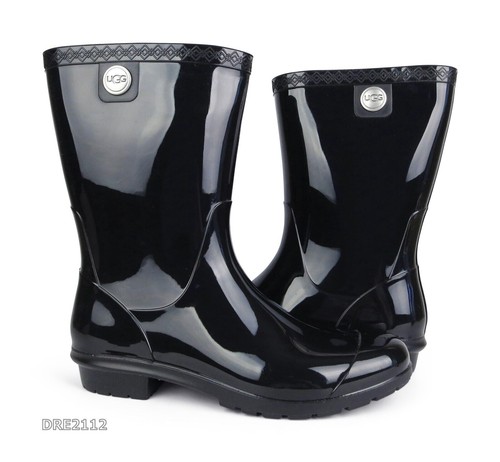 Ugg sienna black rain - rain, boots