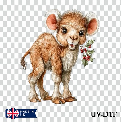 Christmas camel dtf - dtf, sticker