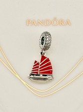 LIMITED EDITION Genuine Pandora China Exclusive Red Junk Ship Charm 791908EN09