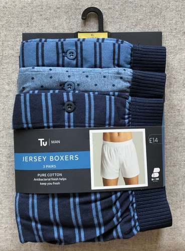 Mens jersey boxer - boxer, xl