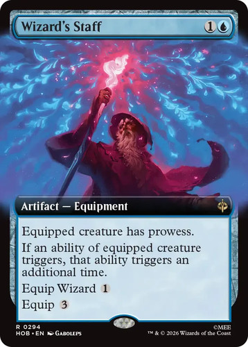 Mtg wizard staff 0294 - wizard's,