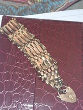 9ct Gold Gate Bracelet