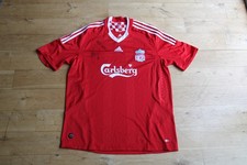 Liverpool  FC 2008/2009 adidas Carlsberg Home Shirt Signed
