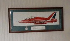 Vintage Red Arrows Framed