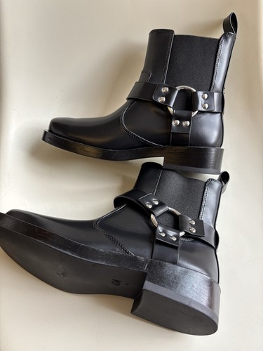 Black leather harness - h&m,