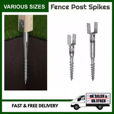 Ground Screw Fence Post Anchor – 70mm & 100mm – No Dig Support for Posts