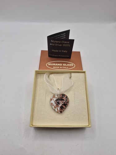 Authentic murano glass - glass, heart