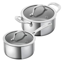 Kuhn Rikon Allround Stainless Steel 16cm Saucepan & 18cm Casserole Pot Set