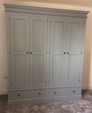 Wardrobe - Painted, 4 Door