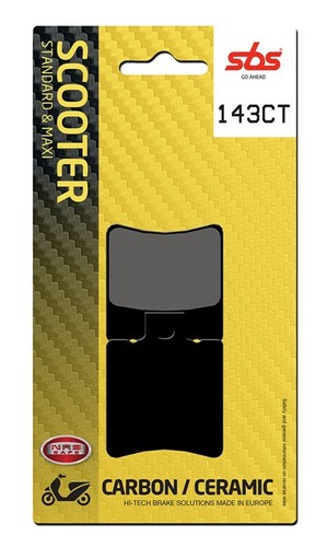 Sbs 143ct rear brake pads - sbs,