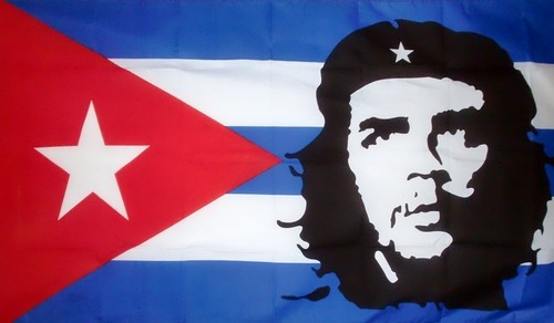 Che guevara cuba flag 3x2 - guevara, feet