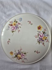 Royal Crown Derby Derby Posies Flat Gateau Cake Plate 11" XLVIII