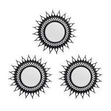 OIGUMR 3 Pack Black Mirror for