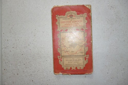 Ordnance survey map greater - map,