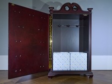 American Girl Felicity's bedtime collection with two-doll clothes press and bed