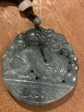 Guatemala Jade ￼ Phoenix  And Dragon Carving 