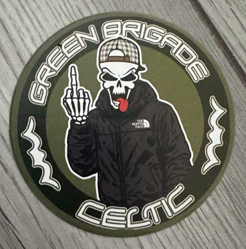 Green brigade celtic stickers - green,