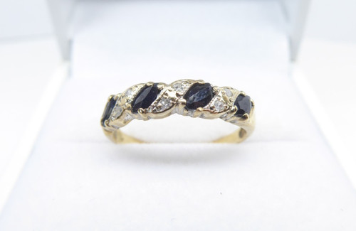 9ct gold eternity ring - 9ct,