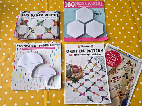 Mixed epp quilting templates - epp,
