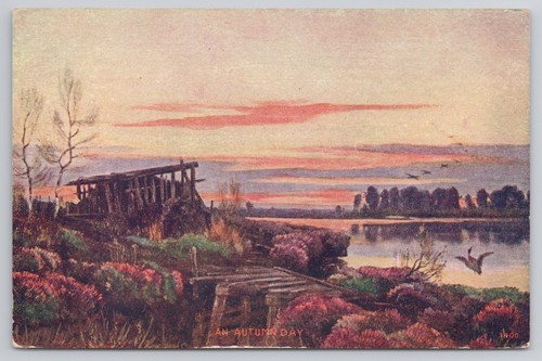 Vintage autumn landscape - autumn,