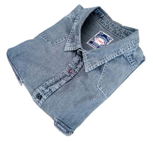 Cedar wood state denim shirt - state,