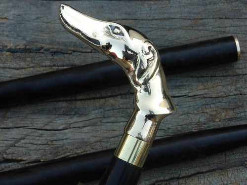 Dog handle wooden - dog,