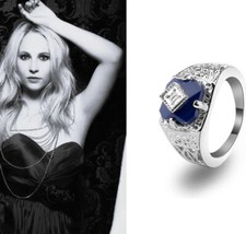Vampire Diaries Cosplay CAROLINE FORBES DAYLIGHT Ring Blue stone Free UK POST