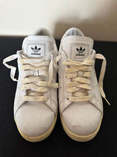 VINTAGE ADIDAS WHITE STAN SMITH MUHAMMAD ALI SIGNATURE TRAINERS SIZE UK 8