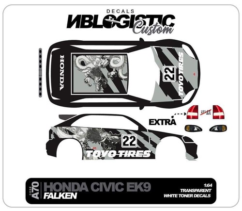 Honda ek9 racing universal - ek9,