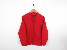 Geiger Tyrol Austria Vintage Wool Braided Trim Jacket Wine Red Womens Size 44"