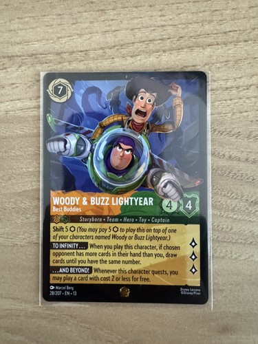 Disney lorcana woody - &, buzz