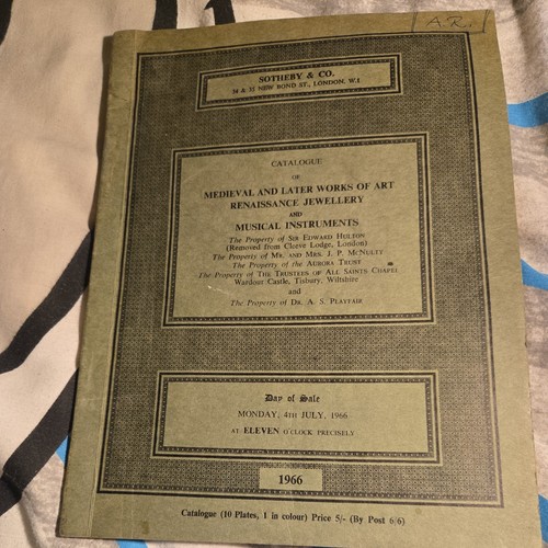 Old sotheby catalogue - old,
