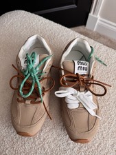 Women’s Trainers Designer Green Lace Up